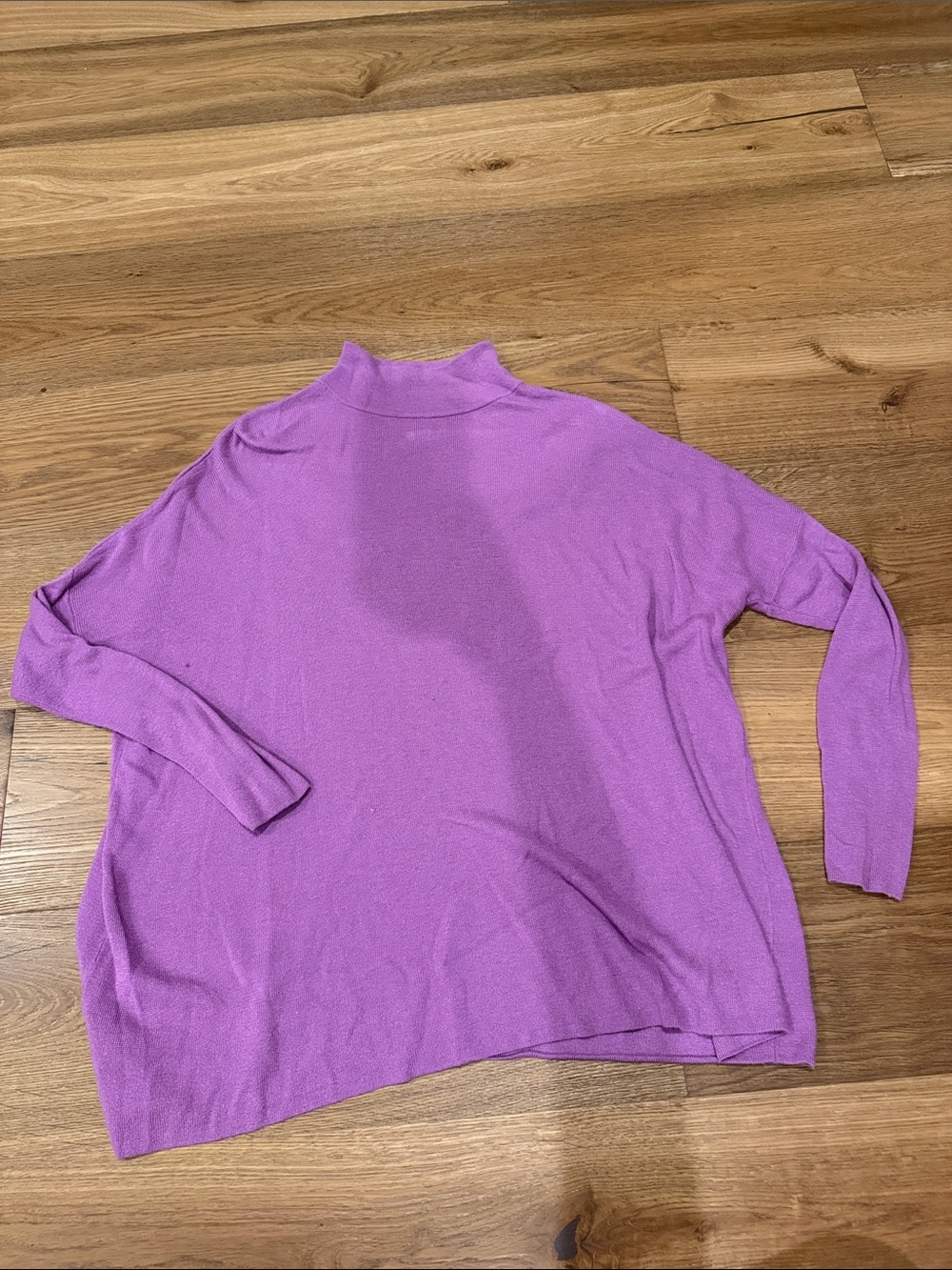 Women’s Purple Mock Neck Sweater